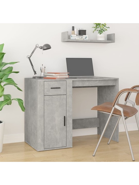 Psací stůl betonově šedý 100 x 49 x 75 cm kompozitní dřevo