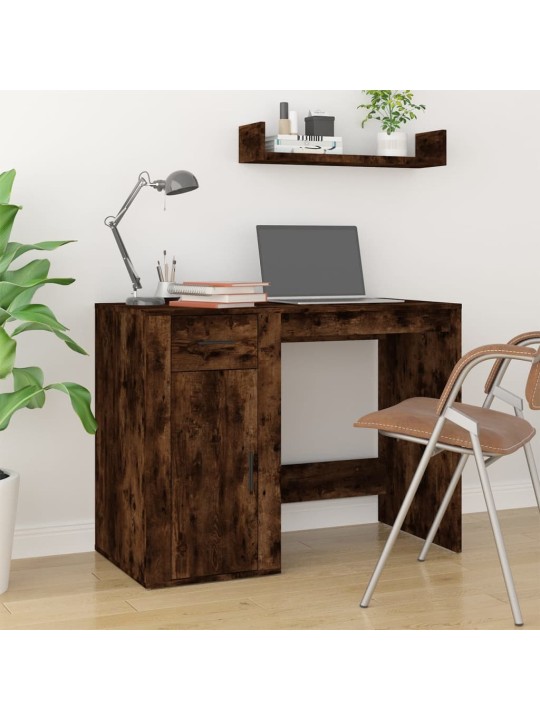Psací stůl kouřový dub 100 x 49 x 75 cm kompozitní dřevo