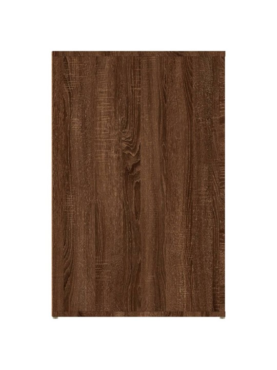Psací stůl hnědý dub 100 x 49 x 75 cm kompozitní dřevo