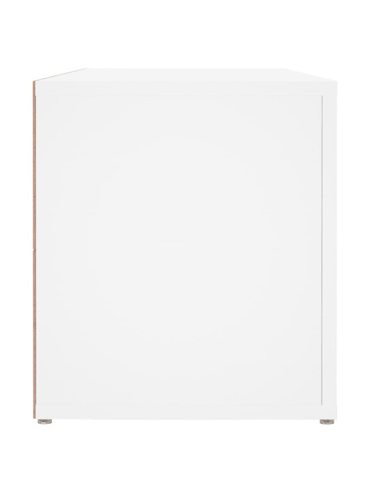 TV skříňka bílá 100x31,5x35 cm kompozitní dřevo