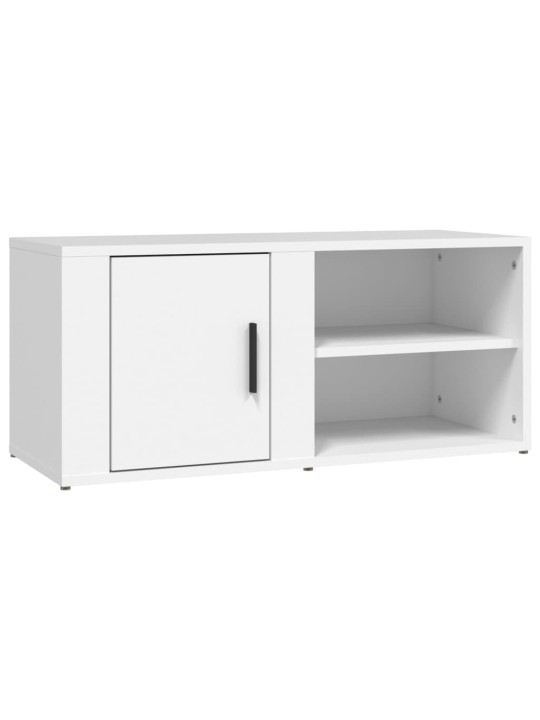 TV skříňky 2 ks bílé 80 x 31,5 x 36 cm kompozitní dřevo