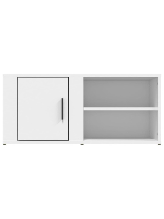 TV skříňky 2 ks bílé 80 x 31,5 x 36 cm kompozitní dřevo