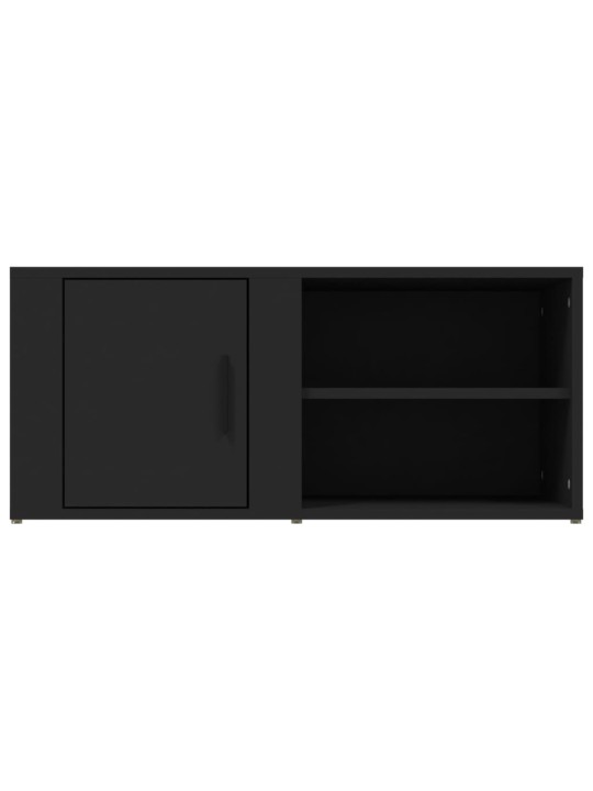 TV skříňky 2 ks černé 80 x 31,5 x 36 cm kompozitní dřevo