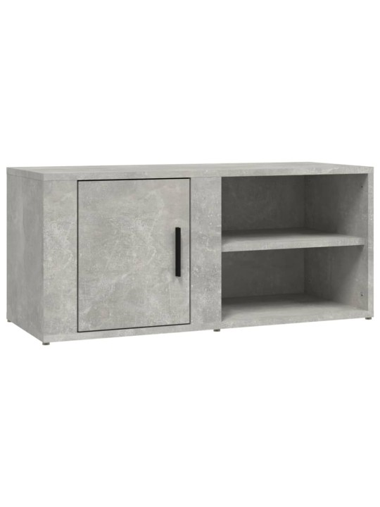 TV skříňky 2 ks betonově šedé 80 x 31,5 x 36 cm kompozit