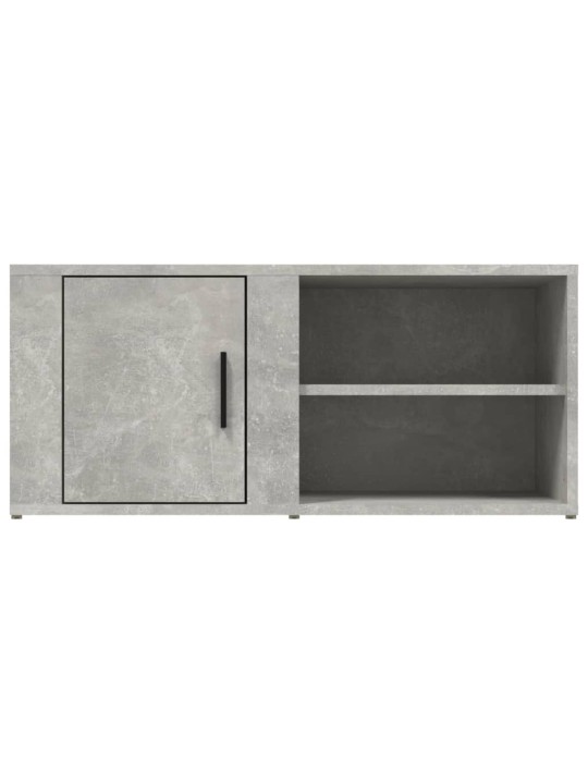 TV skříňky 2 ks betonově šedé 80 x 31,5 x 36 cm kompozit