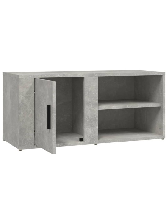 TV skříňky 2 ks betonově šedé 80 x 31,5 x 36 cm kompozit