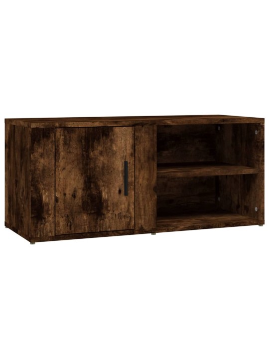 TV skříňky 2 ks kouřový dub 80 x 31,5 x 36 cm kompozitní dřevo