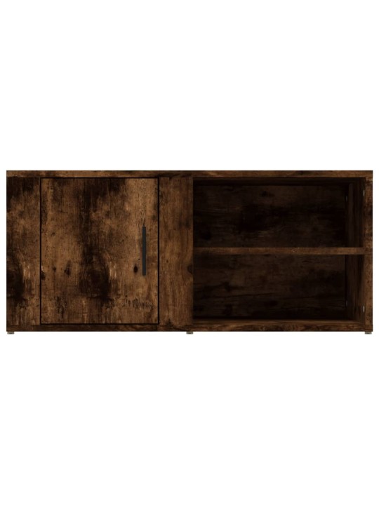 TV skříňky 2 ks kouřový dub 80 x 31,5 x 36 cm kompozitní dřevo