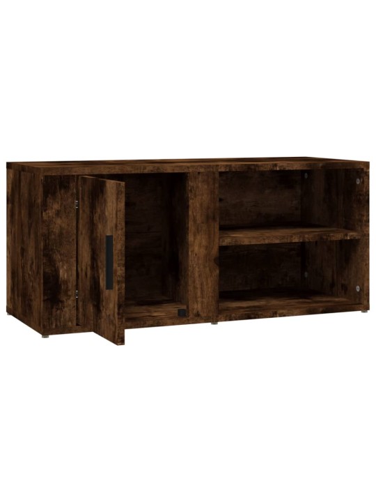 TV skříňky 2 ks kouřový dub 80 x 31,5 x 36 cm kompozitní dřevo