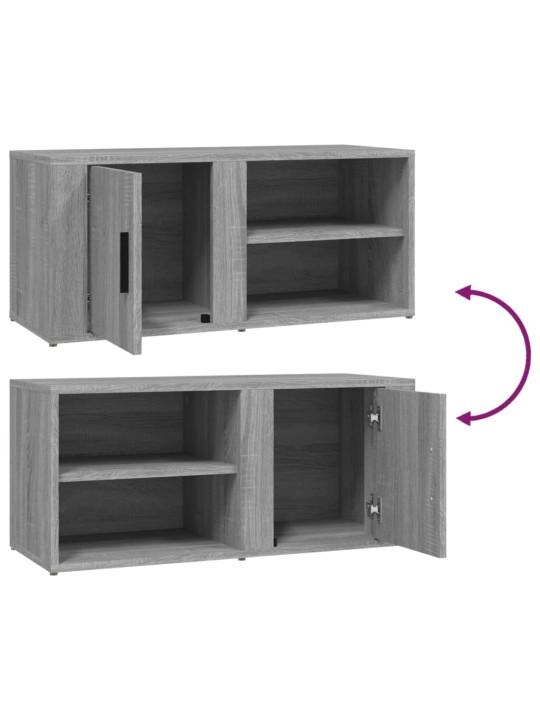 TV skříňka šedá sonoma 80 x 31,5 x 36 cm kompozitní dřevo