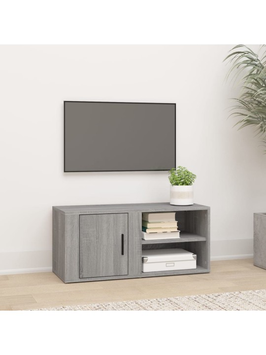 TV skříňka šedá sonoma 80 x 31,5 x 36 cm kompozitní dřevo