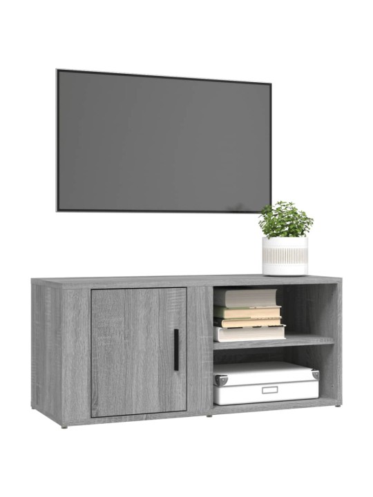 TV skříňky 2 ks šedé sonoma 80 x 31,5 x 36 cm kompozitní dřevo