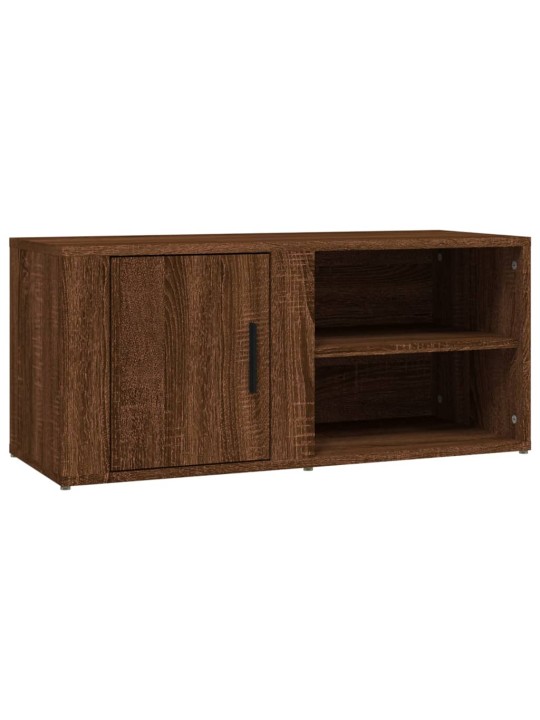 TV skříňka hnědý dub 80 x 31,5 x 36 cm kompozitní dřevo