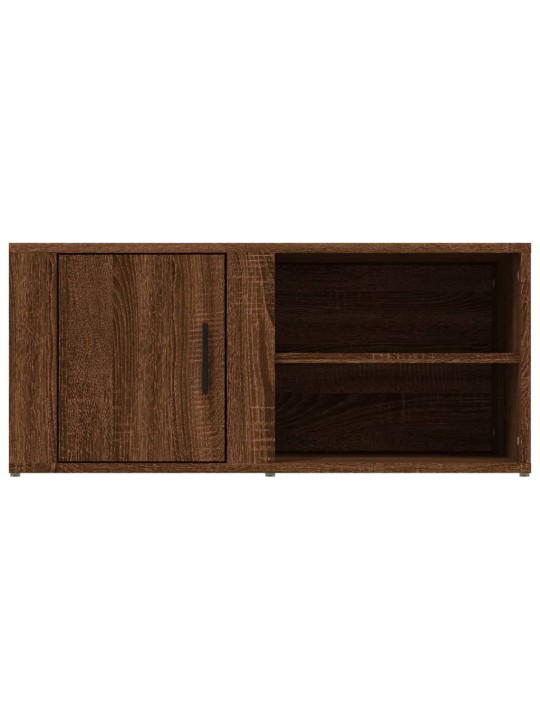 TV skříňka hnědý dub 80 x 31,5 x 36 cm kompozitní dřevo
