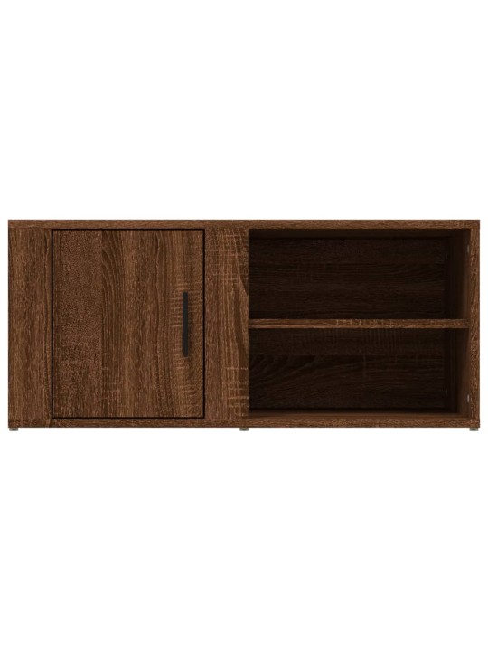TV skříňky 2 ks hnědý dub 80 x 31,5 x 36 cm kompozitní dřevo