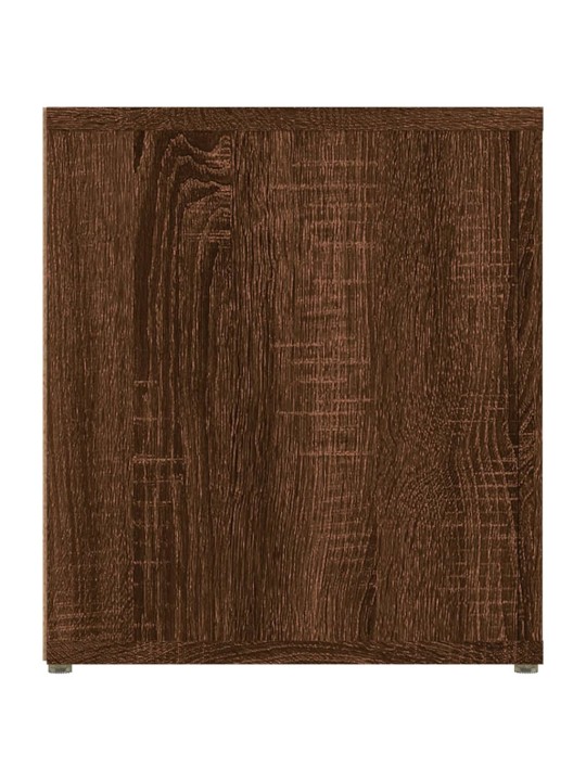 TV skříňky 2 ks hnědý dub 80 x 31,5 x 36 cm kompozitní dřevo