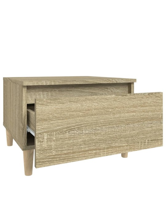 Odkládací stolky 2 ks dub sonoma 50x46x35 cm kompozitní dřevo