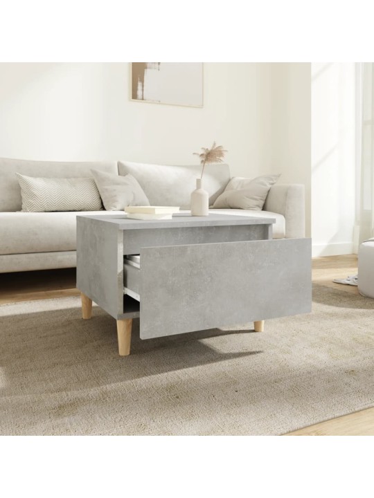 Odkládací stolky 2 ks betonově šedé 50x46x35cm kompozitní dřevo
