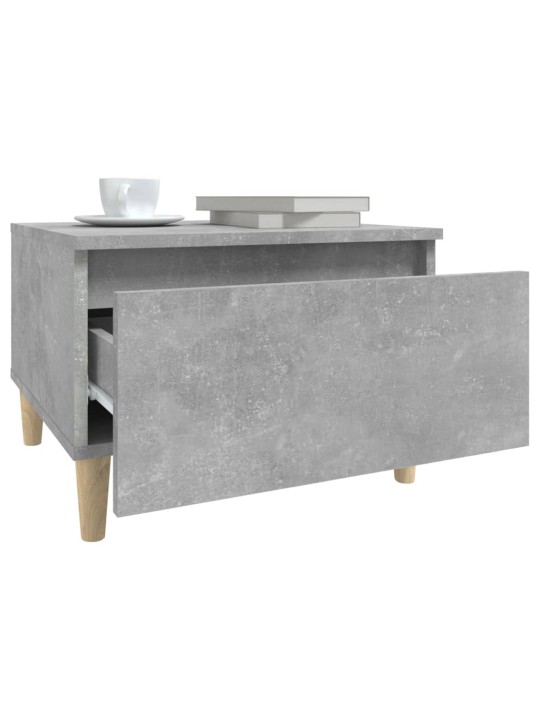 Odkládací stolky 2 ks betonově šedé 50x46x35cm kompozitní dřevo