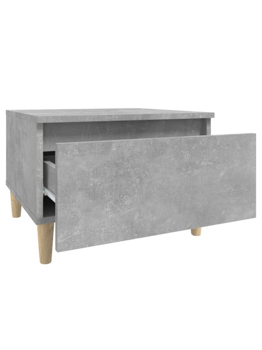 Odkládací stolky 2 ks betonově šedé 50x46x35cm kompozitní dřevo
