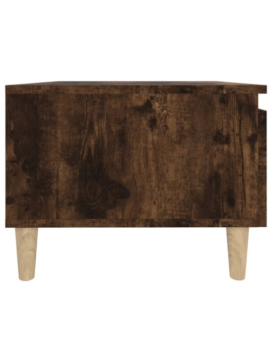 Odkládací stolky 2 ks kouřový dub 50x46x35 cm kompozitní dřevo