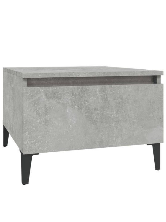 Odkládací stolky 2 ks betonově šedé 50x46x35cm kompozitní dřevo