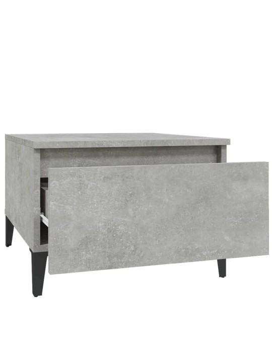 Odkládací stolky 2 ks betonově šedé 50x46x35cm kompozitní dřevo