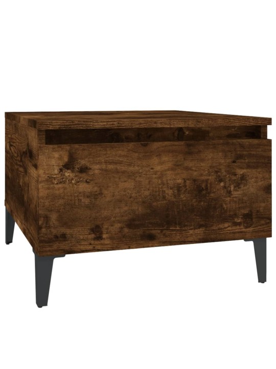 Odkládací stolky 2 ks kouřový dub 50x46x35 cm kompozitní dřevo