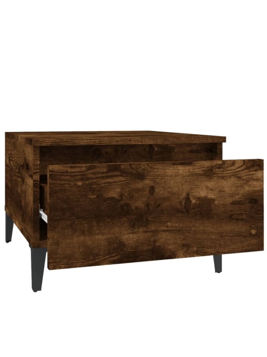 Odkládací stolky 2 ks kouřový dub 50x46x35 cm kompozitní dřevo