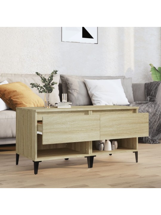 Odkládací stolky 2 ks dub sonoma 50x46x50 cm kompozitní dřevo