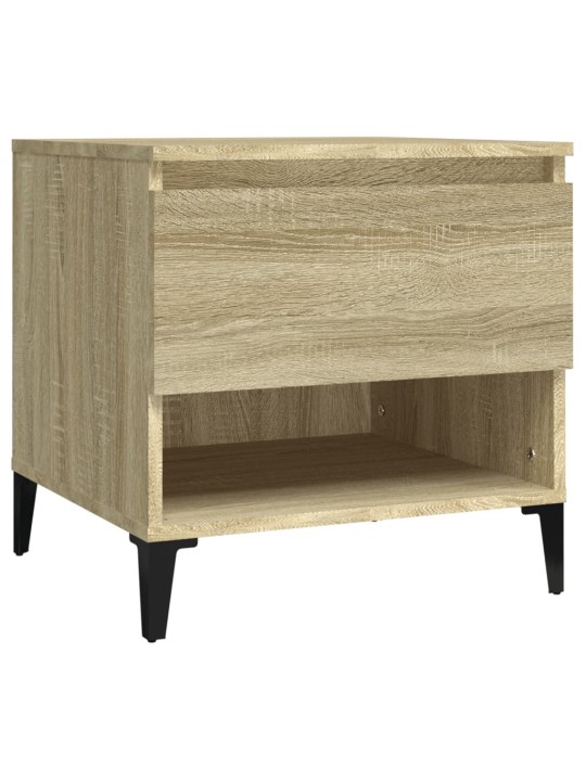 Odkládací stolky 2 ks dub sonoma 50x46x50 cm kompozitní dřevo