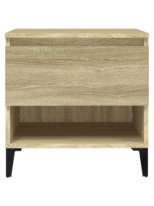 Odkládací stolky 2 ks dub sonoma 50x46x50 cm kompozitní dřevo