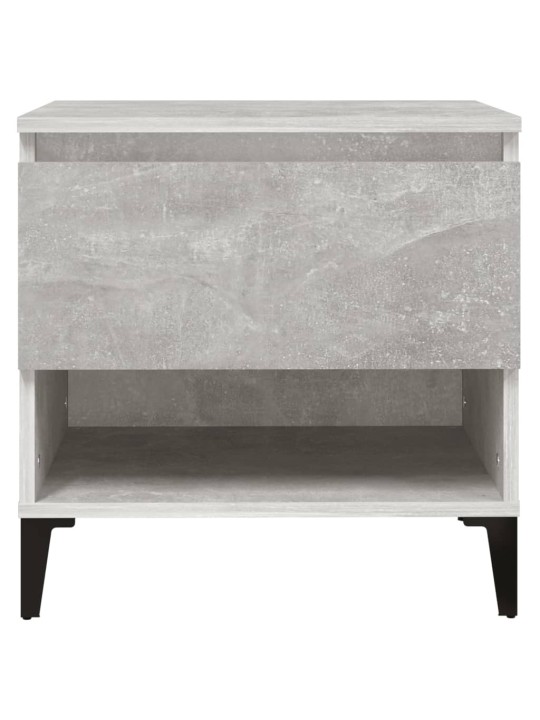 Odkládací stolky 2 ks betonově šedé 50x46x50cm kompozitní dřevo