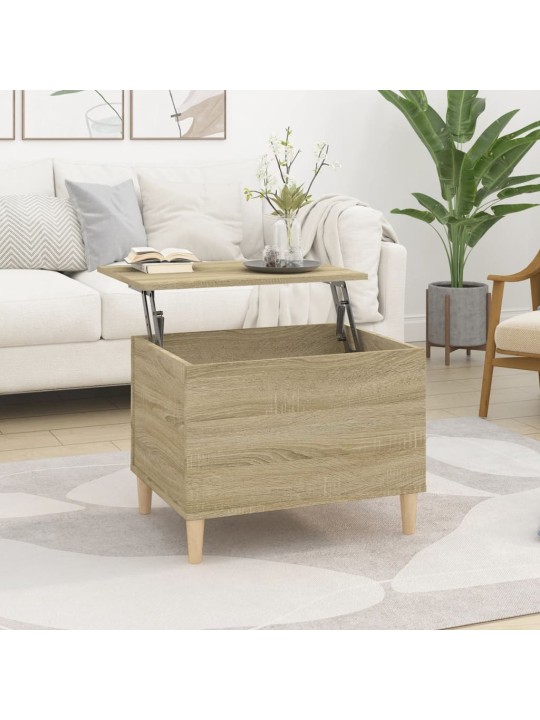 Konferenční stolek dub sonoma 60x44,5x45 cm kompozitní dřevo