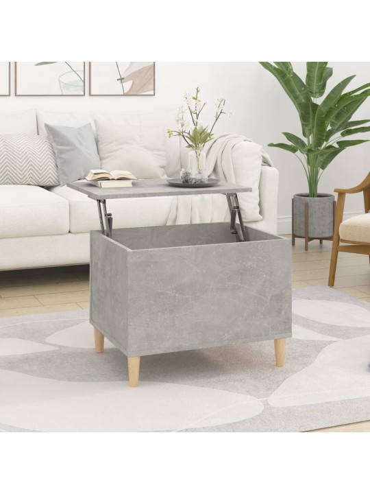Konferenční stolek betonově šedý 60x44,5x45 cm kompozitní dřevo