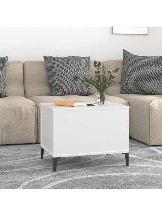 Konferenční stolek bílý 60 x 44,5 x 45 cm kompozitní dřevo