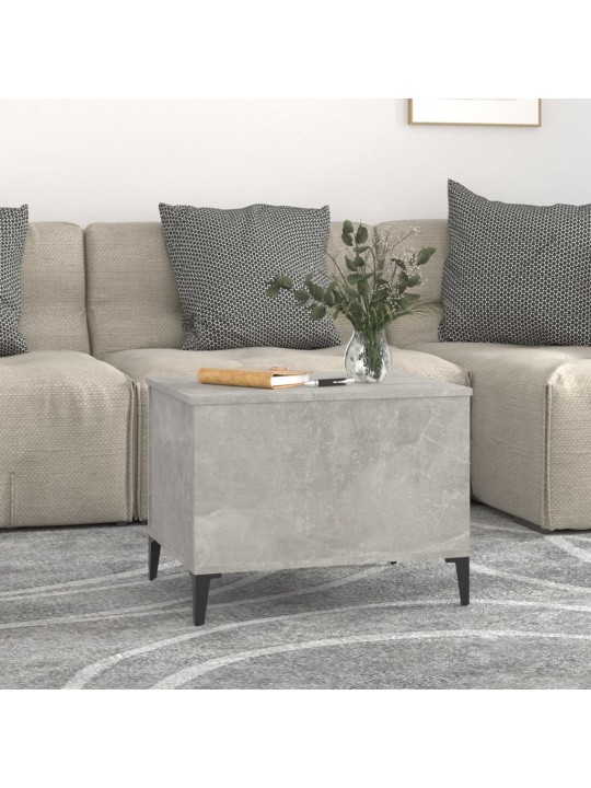 Konferenční stolek betonově šedý 60x44,5x45 cm kompozitní dřevo