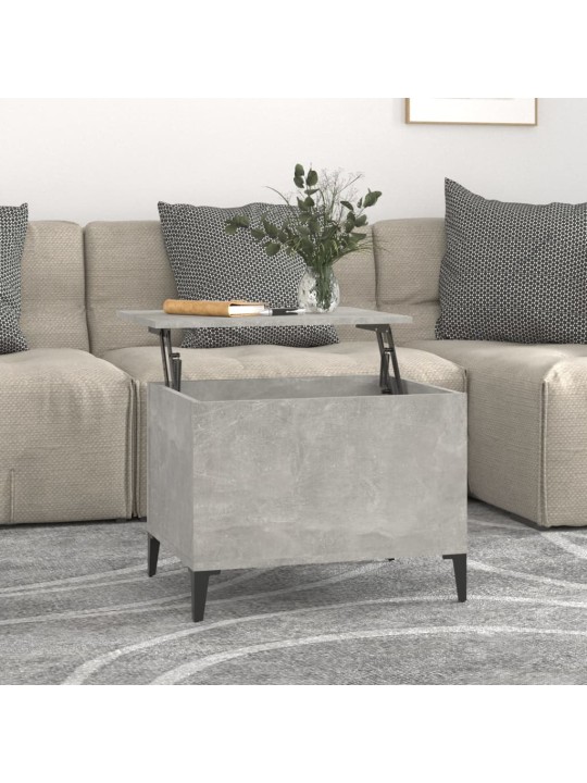 Konferenční stolek betonově šedý 60x44,5x45 cm kompozitní dřevo