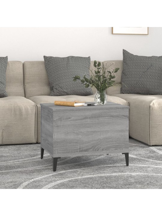 Konferenční stolek šedý sonoma 60x44,5x45 cm kompozitní dřevo