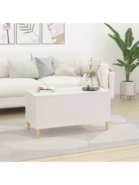 Konferenční stolek bílý 90 x 44,5 x 45 cm kompozitní dřevo