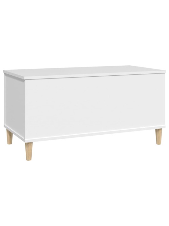 Konferenční stolek bílý 90 x 44,5 x 45 cm kompozitní dřevo