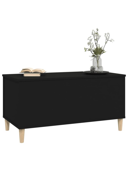 Konferenční stolek černý 90 x 44,5 x 45 cm kompozitní dřevo
