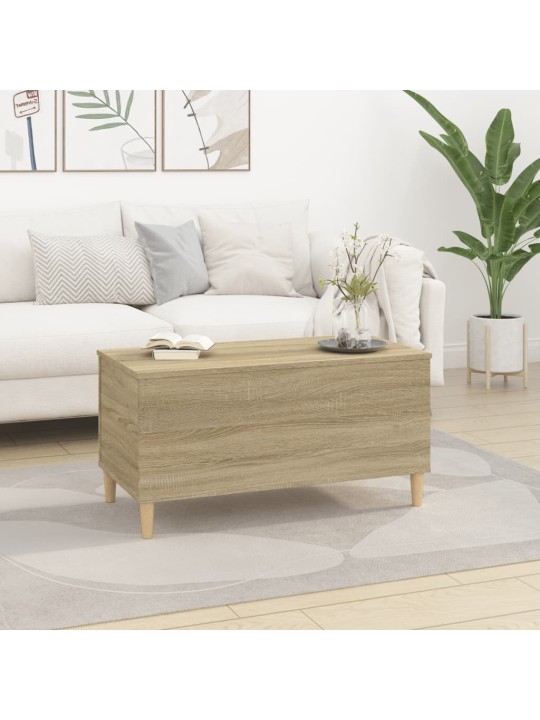 Konferenční stolek dub sonoma 90x44,5x45 cm kompozitní dřevo