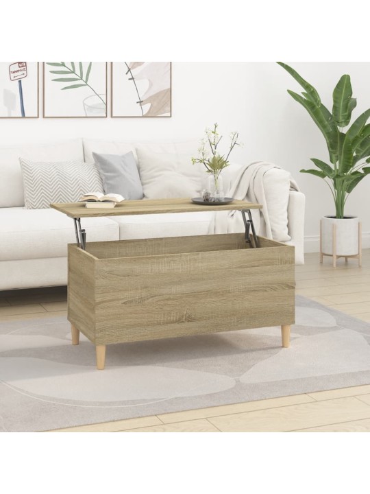 Konferenční stolek dub sonoma 90x44,5x45 cm kompozitní dřevo