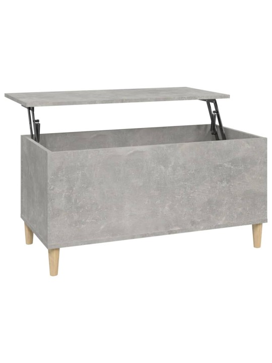 Konferenční stolek betonově šedý 90x44,5x45 cm kompozitní dřevo