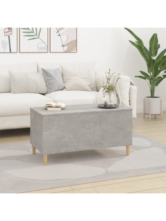 Konferenční stolek betonově šedý 90x44,5x45 cm kompozitní dřevo