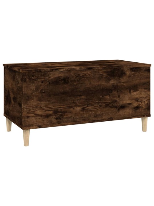 Konferenční stolek kouřový dub 90x44,5x45 cm kompozitní dřevo
