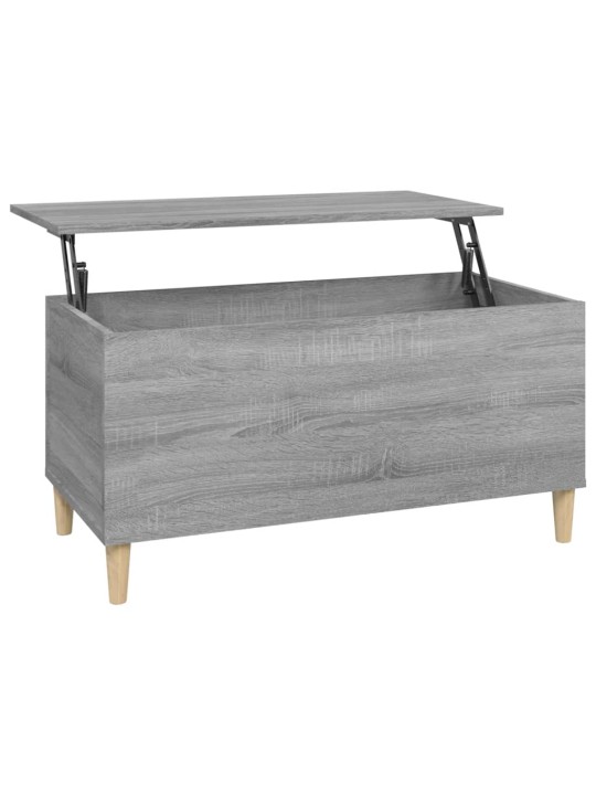 Konferenční stolek šedý sonoma 90x44,5x45 cm kompozitní dřevo
