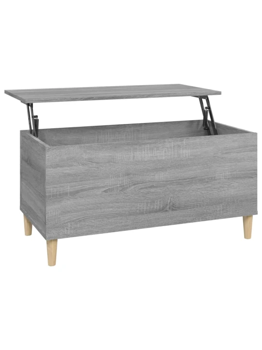 Konferenční stolek šedý sonoma 90x44,5x45 cm kompozitní dřevo
