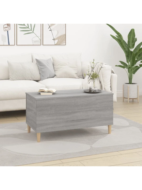 Konferenční stolek šedý sonoma 90x44,5x45 cm kompozitní dřevo